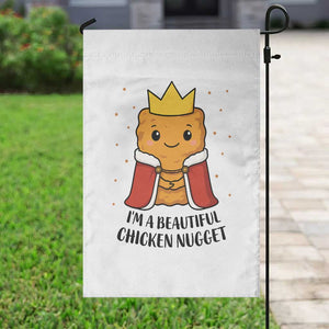 I'm A Beautiful Chicken Nugget Garden Flag Food Humor Gift TS12 Print Your Wear