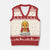 I'm A Beautiful Chicken Nugget V-Neck Knit Sweater Vest Food Humor Gift TS12 Beige Red Print Your Wear