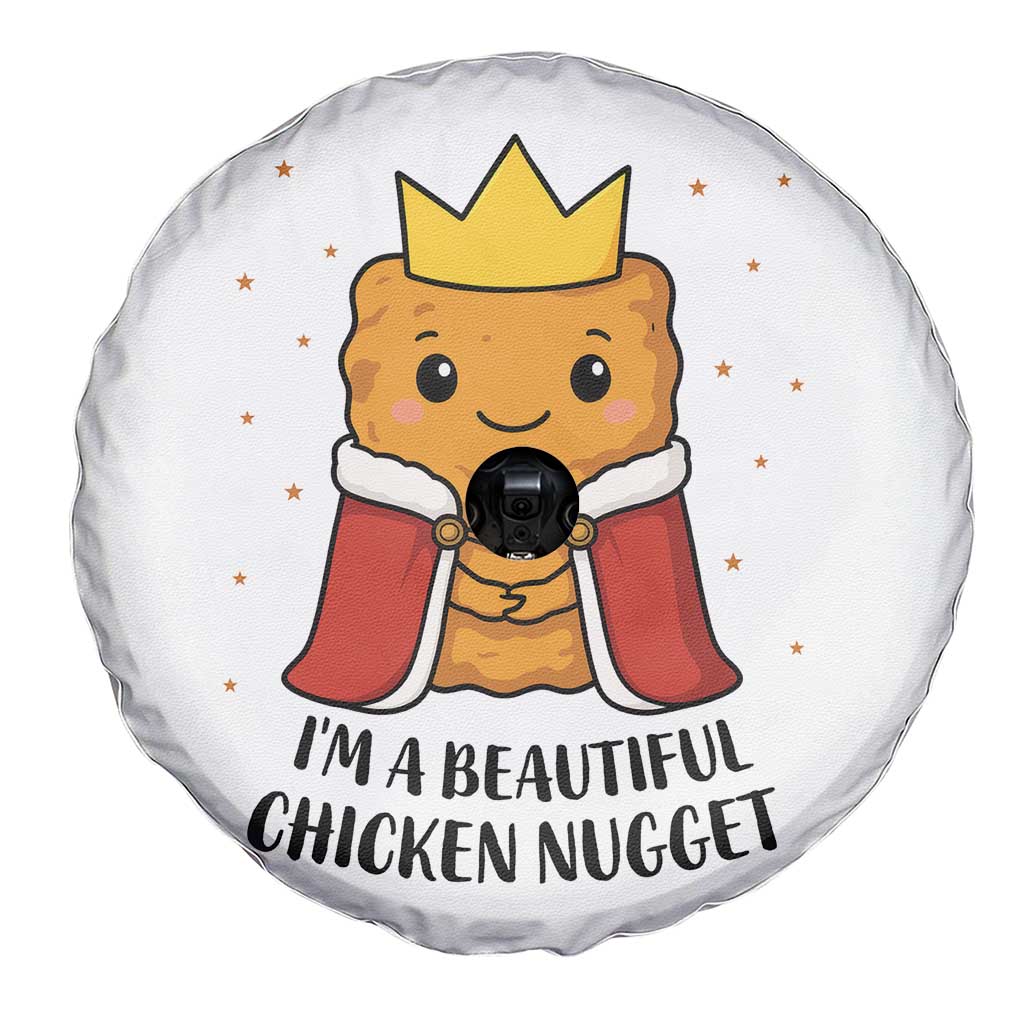 I'm A Beautiful Chicken Nugget Spare Tire Cover Food Humor Gift TS12 Print Your Wear