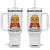 I'm A Beautiful Chicken Nugget Tumbler With Handle Food Humor Gift TS12 One Size: 40 oz White Print Your Wear