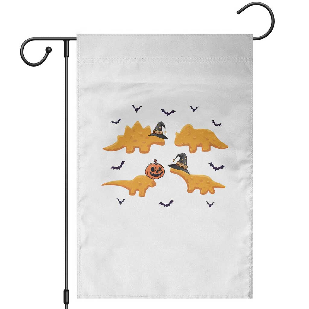 Halloween Dinosaur Nugget Garden Flag Funny Spooky Food Gift TS12 White Print Your Wear