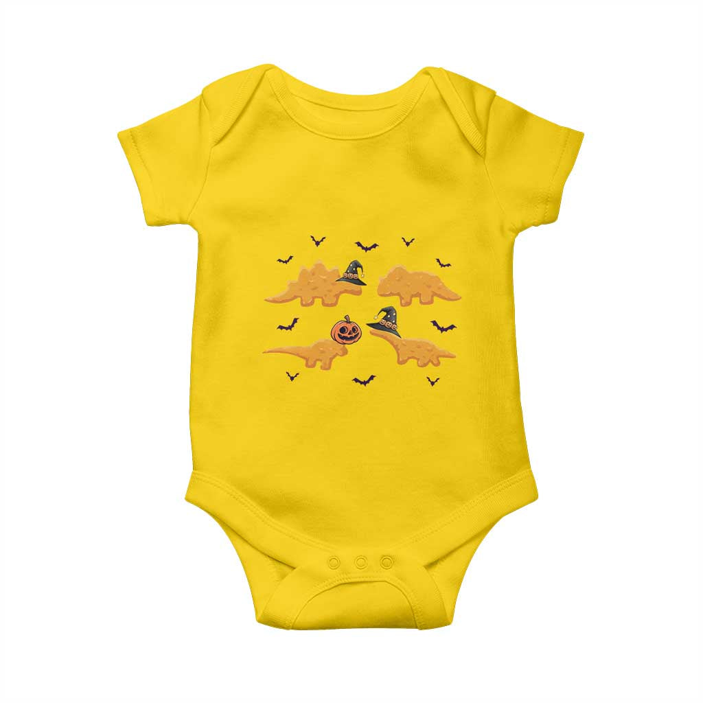 Halloween Dinosaur Nugget Baby Onesie Funny Spooky Food Gift TS12 Daisy Print Your Wear