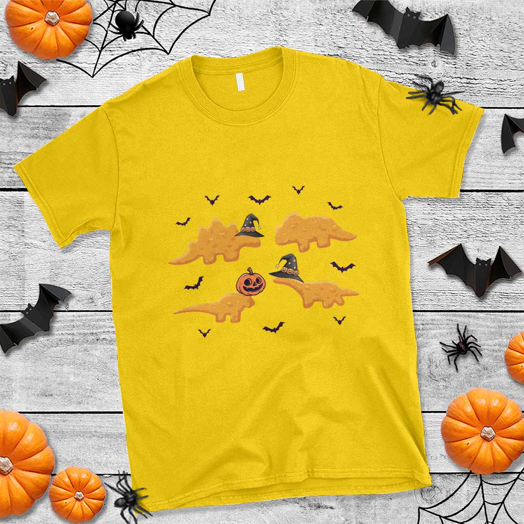 Halloween Dinosaur Nugget T Shirt Funny Spooky Food Gift TS12 Daisy Print Your Wear