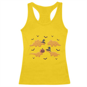 Halloween Dinosaur Nugget Racerback Tank Top Funny Spooky Food Gift TS12 Daisy Print Your Wear