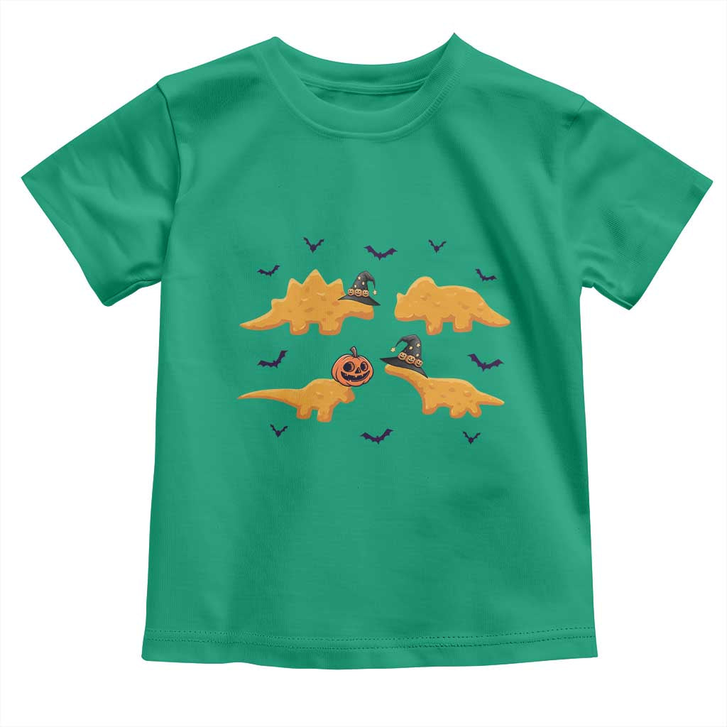 Halloween Dinosaur Nugget Toddler T Shirt Funny Spooky Food Gift TS12 Irish Green Print Your Wear
