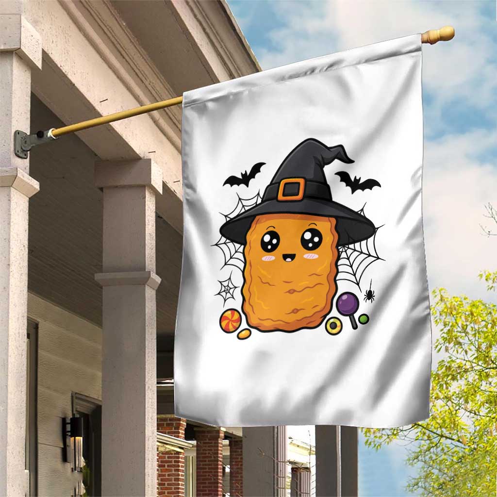Halloween Nugget With Witch Hat Garden Flag Funny Food Gift TS12 Print Your Wear