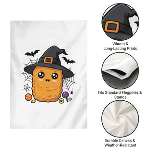 Halloween Nugget With Witch Hat Garden Flag Funny Food Gift TS12 Print Your Wear
