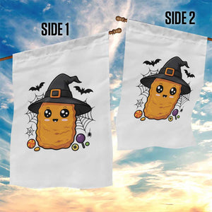 Halloween Nugget With Witch Hat Garden Flag Funny Food Gift TS12 Print Your Wear