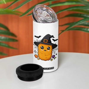 Halloween Nugget With Witch Hat 4 in 1 Can Cooler Tumbler Funny Food Gift TS12 Print Your Wear