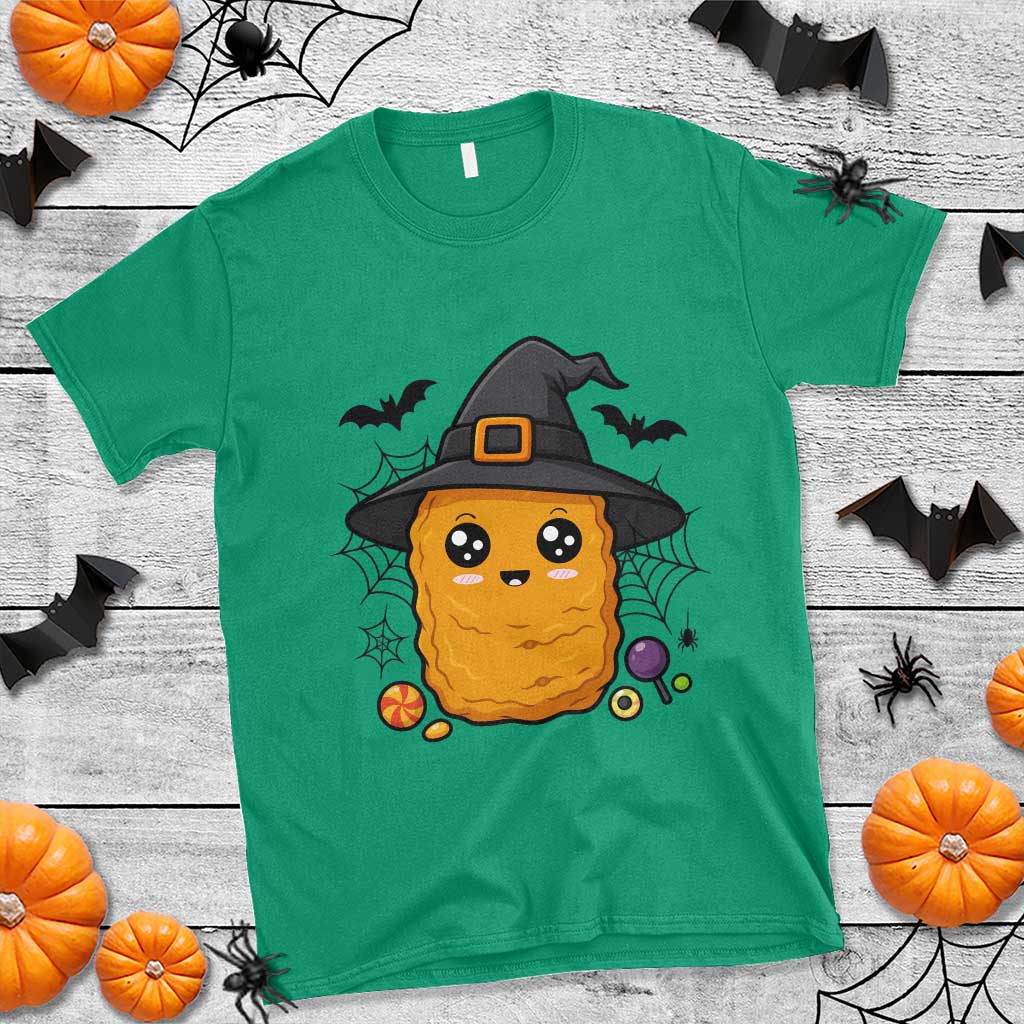 Halloween Nugget With Witch Hat T Shirt Funny Food Gift TS12 Irish Green Print Your Wear