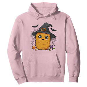 Halloween Nugget With Witch Hat Hoodie Funny Food Gift TS12 Light Pink Print Your Wear
