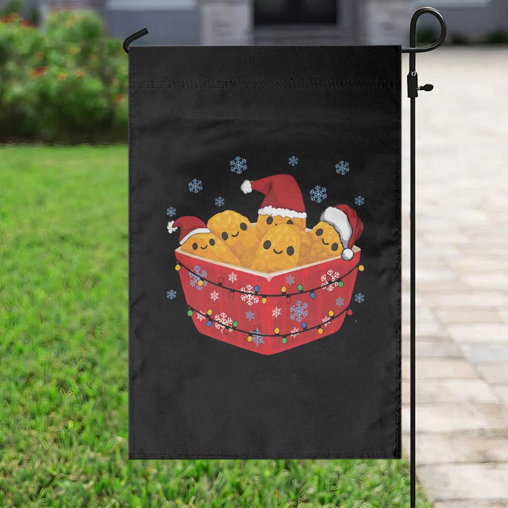 Christmas Chicken Nuggets Garden Flag Funny Food Lover Gift TS12 Print Your Wear