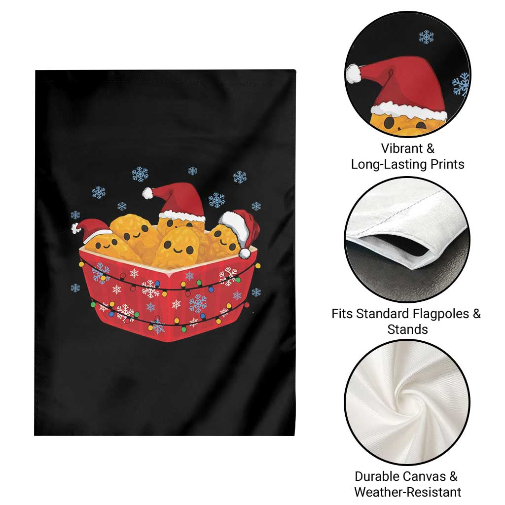 Christmas Chicken Nuggets Garden Flag Funny Food Lover Gift TS12 Print Your Wear