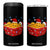 Christmas Chicken Nuggets 4 in 1 Can Cooler Tumbler Funny Food Lover Gift TS12 One Size: 16 oz Black Print Your Wear