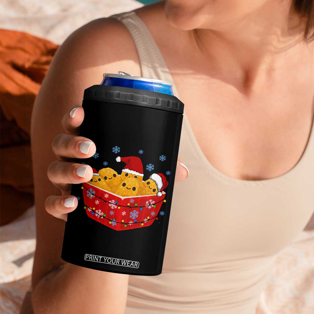 Christmas Chicken Nuggets 4 in 1 Can Cooler Tumbler Funny Food Lover Gift TS12 Print Your Wear