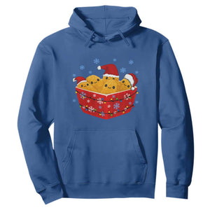 Christmas Chicken Nuggets Hoodie Funny Food Lover Gift TS12 Royal Blue Print Your Wear