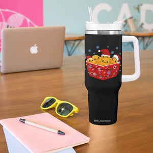 Christmas Chicken Nuggets Tumbler With Handle Funny Food Lover Gift TS12 Print Your Wear