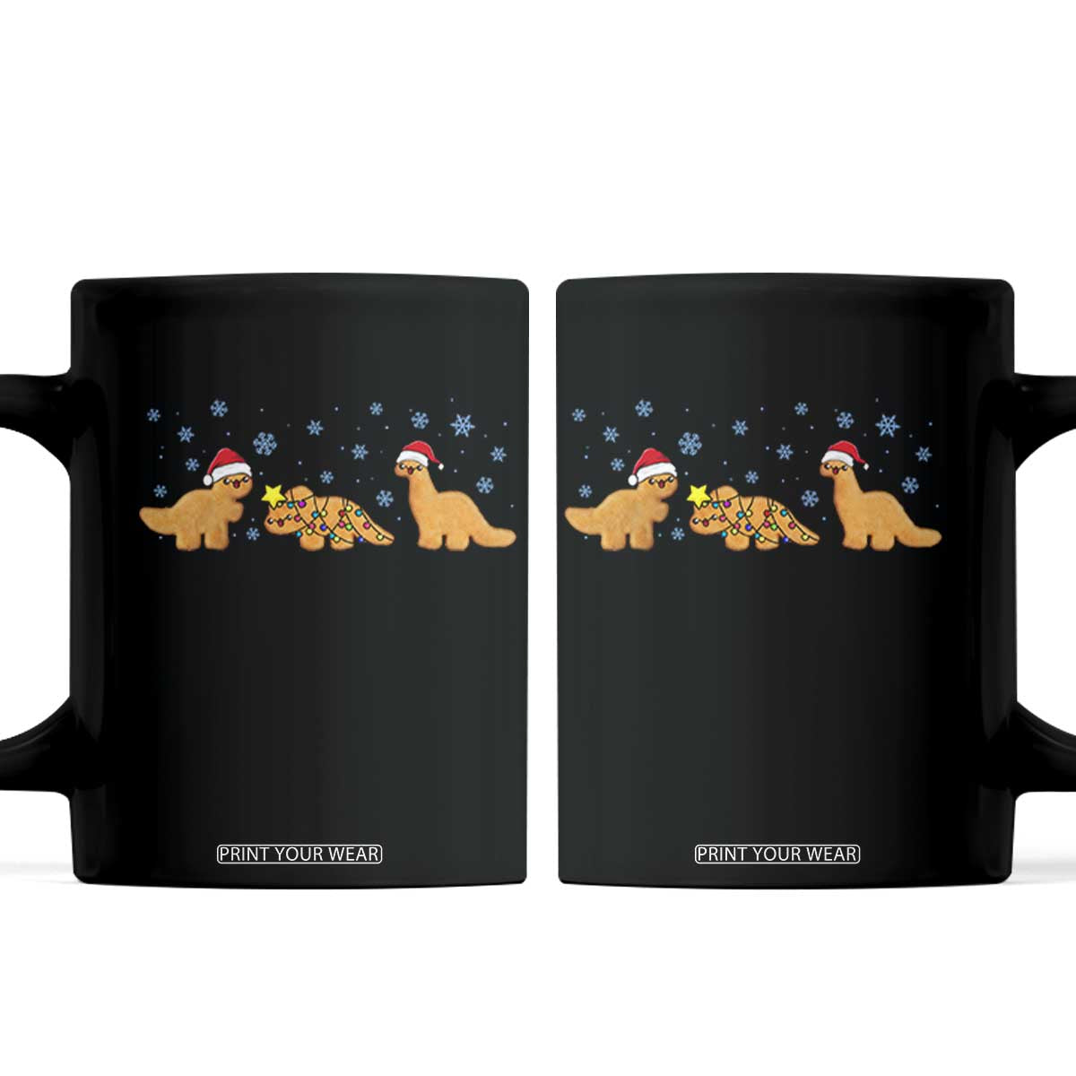 Chicken Nugget Lover Coffee Mug Christmas Holiday Gift TS12 Black Print Your Wear