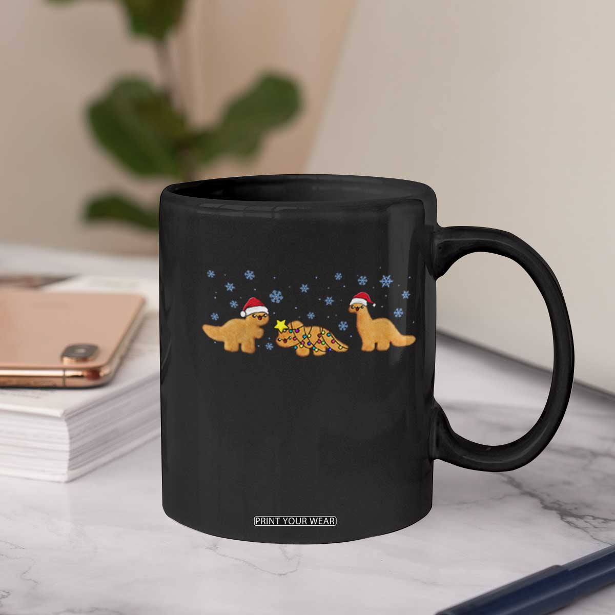 Chicken Nugget Lover Coffee Mug Christmas Holiday Gift TS12 Print Your Wear