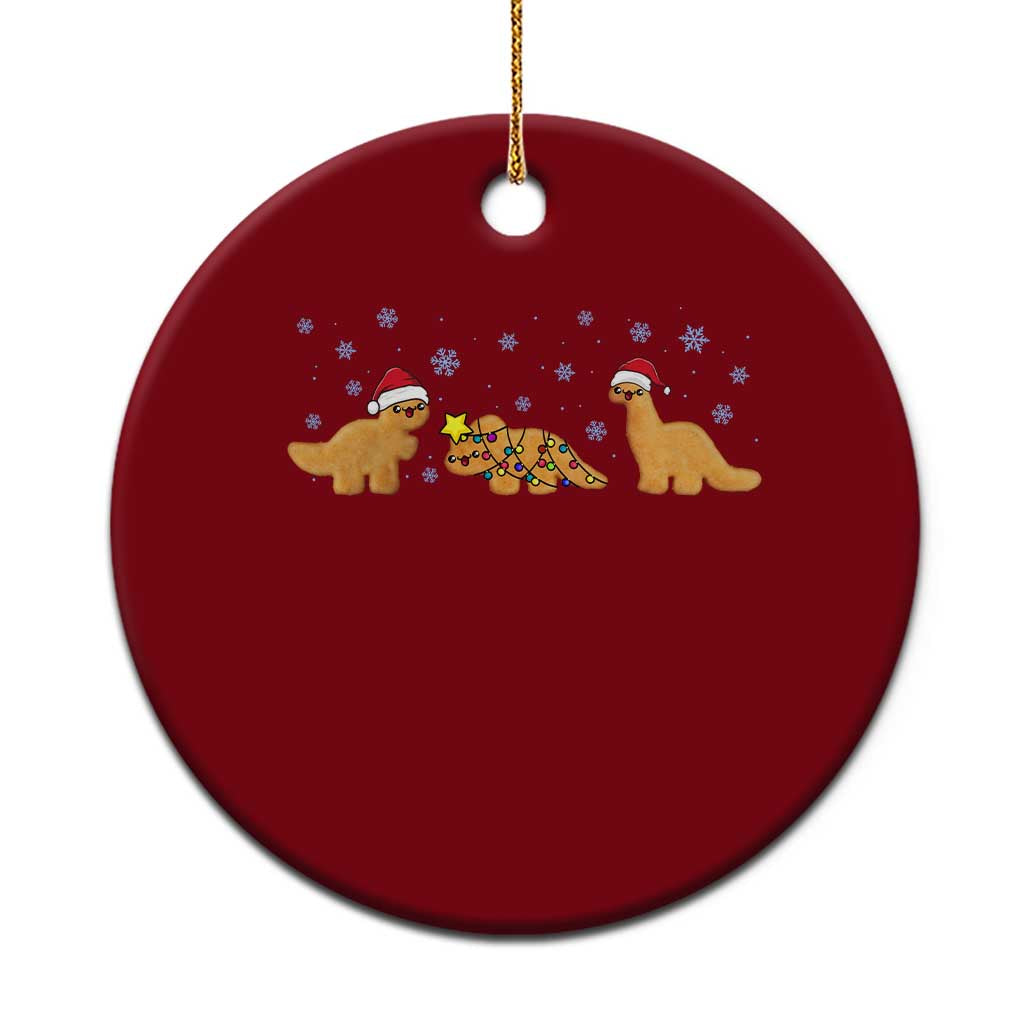 Chicken Nugget Lover Ceramic Ornament Xmas Holiday Gift TS12 1pc Red Print Your Wear