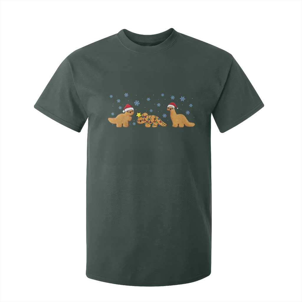 Chicken Nugget Lover T Shirt For Kid Christmas Holiday Gift TS12 Dark Forest Green Print Your Wear