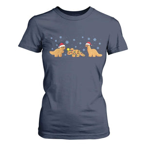 Chicken Nugget Lover T Shirt For Women Christmas Holiday Gift TS12 Navy Print Your Wear