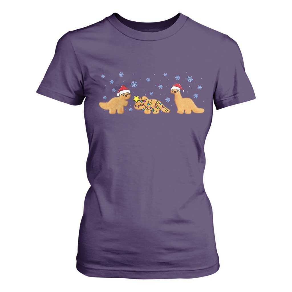 Chicken Nugget Lover T Shirt For Women Christmas Holiday Gift TS12 Purple Print Your Wear
