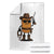 Cowboy Chicken Nugget Throw Blanket Funny Food Gift TS12 White Print Your Wear