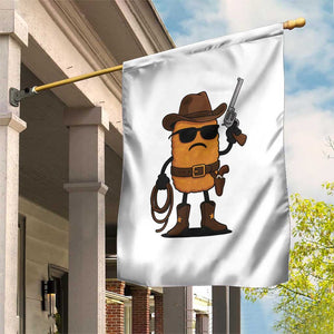 Cowboy Chicken Nugget Garden Flag Funny Food Gift TS12 Print Your Wear