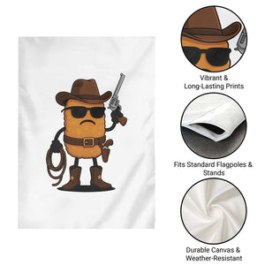 Cowboy Chicken Nugget Garden Flag Funny Food Gift TS12 Print Your Wear