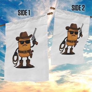 Cowboy Chicken Nugget Garden Flag Funny Food Gift TS12 Print Your Wear
