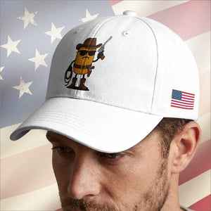 Cowboy Chicken Nugget Baseball Cap Funny Food Gift TS12 Print Your Wear