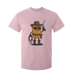 Cowboy Chicken Nugget T Shirt For Kid Funny Food Gift TS12 Light Pink Print Your Wear