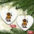 Cowboy Chicken Nugget Ceramic Ornament Funny Food Gift TS12 Print Your Wear