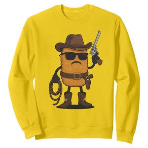 Cowboy Chicken Nugget Sweatshirt Funny Food Gift TS12 Daisy Print Your Wear