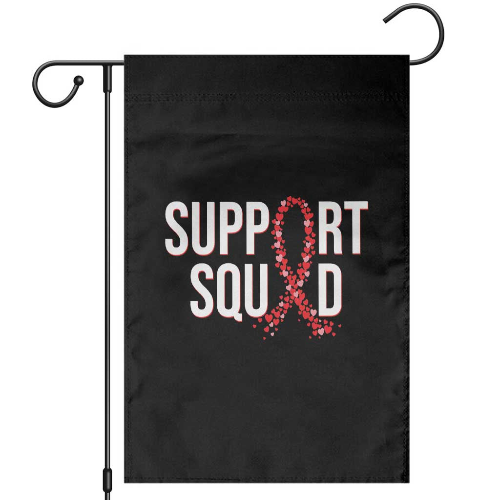 HIV AIDS Awareness Fighter Garden Flag Support Squad Gift TS12 Black Print Your Wear