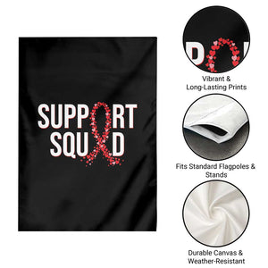 HIV AIDS Awareness Fighter Garden Flag Support Squad Gift TS12 Print Your Wear