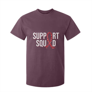HIV AIDS Awareness Fighter T Shirt For Kid Support Squad Gift TS12 Maroon Print Your Wear