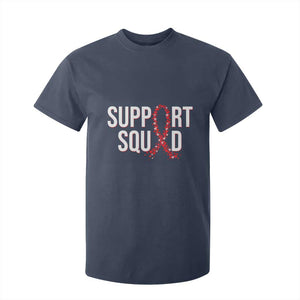 HIV AIDS Awareness Fighter T Shirt For Kid Support Squad Gift TS12 Navy Print Your Wear