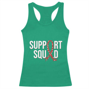 HIV AIDS Awareness Fighter Racerback Tank Top Support Squad Gift TS12 Irish Green Print Your Wear