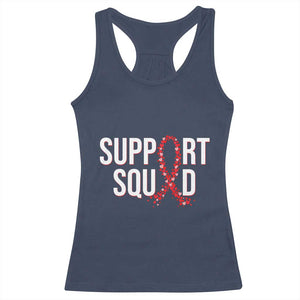 HIV AIDS Awareness Fighter Racerback Tank Top Support Squad Gift TS12 Navy Print Your Wear