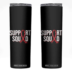 HIV AIDS Awareness Fighter Skinny Tumbler Support Squad Gift TS12 Black Print Your Wear
