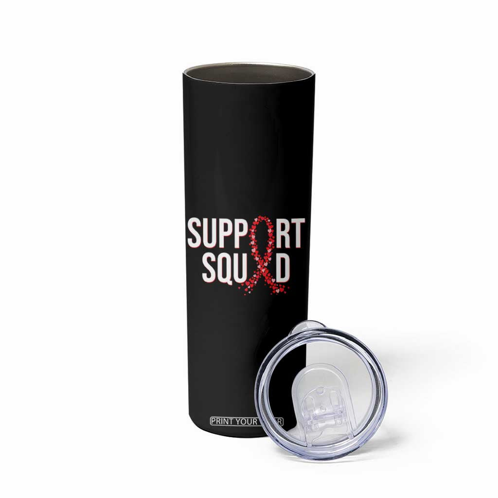 HIV AIDS Awareness Fighter Skinny Tumbler Support Squad Gift TS12 Print Your Wear
