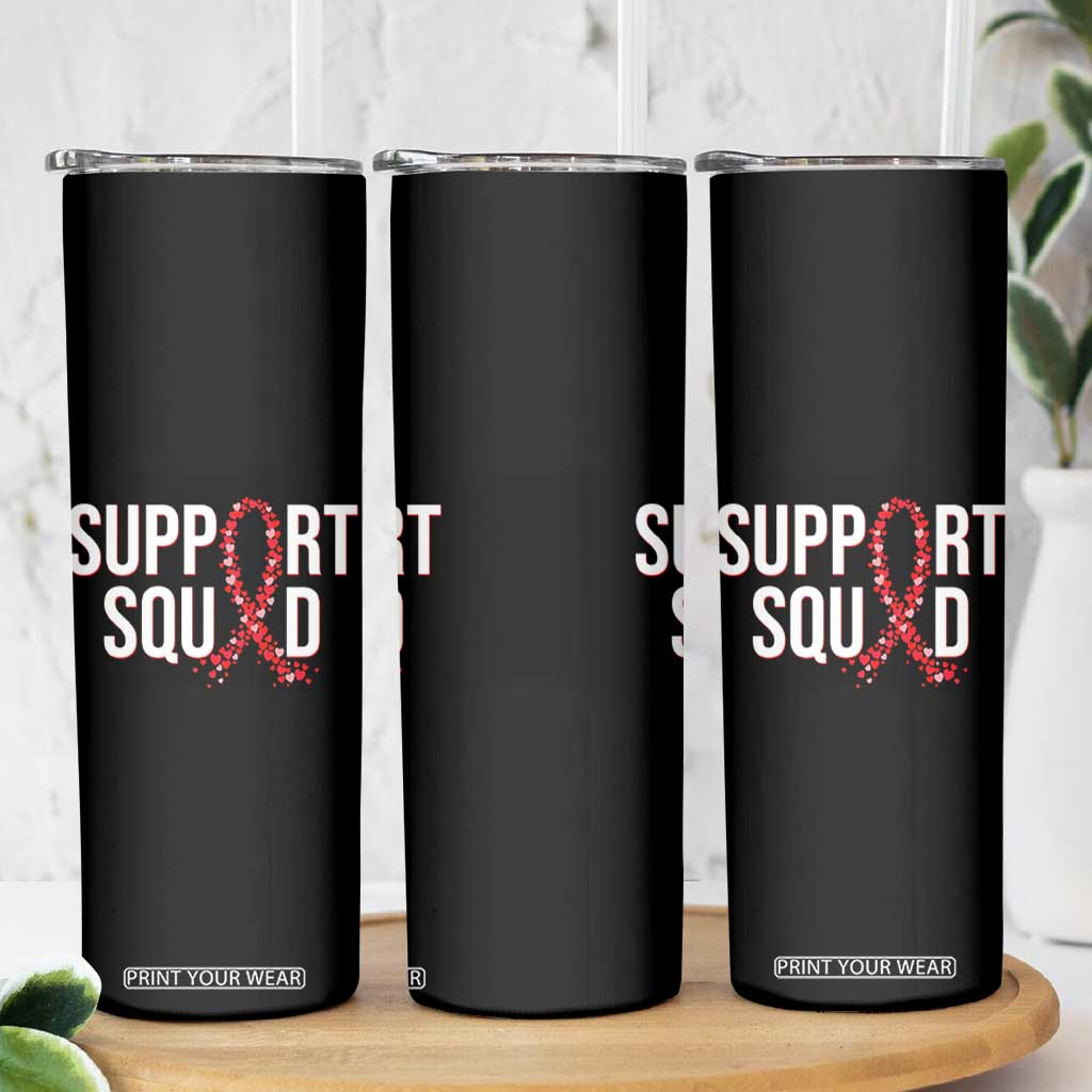 HIV AIDS Awareness Fighter Skinny Tumbler Support Squad Gift TS12 Print Your Wear