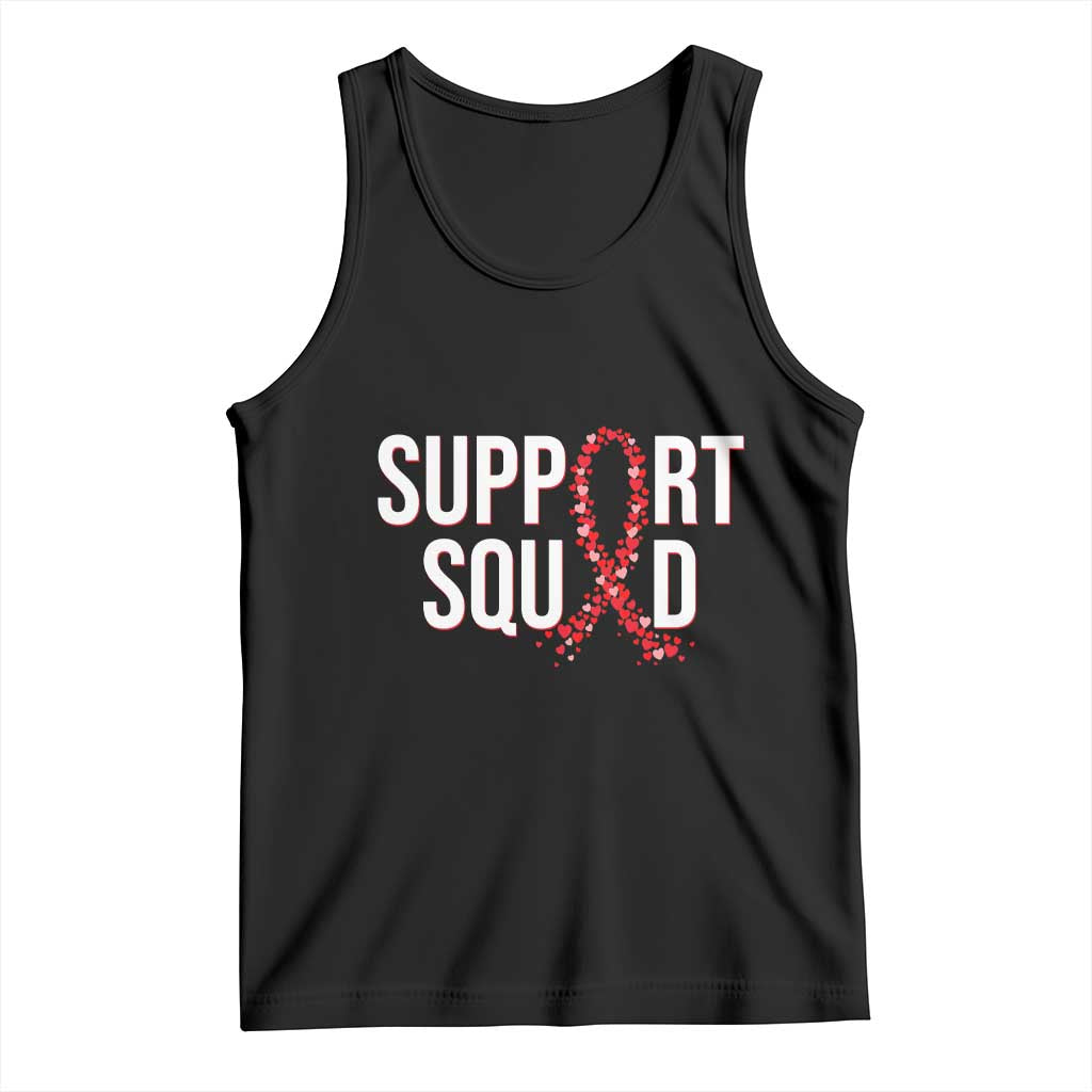 HIV AIDS Awareness Fighter Tank Top Support Squad Gift TS12 Black Print Your Wear