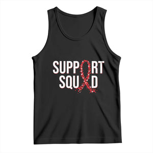HIV AIDS Awareness Fighter Tank Top Support Squad Gift TS12 Black Print Your Wear