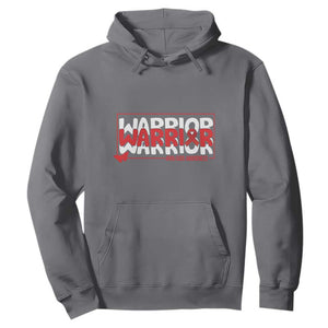 HIV Awareness Warrior Hoodie Red Ribbon Fighter Gift TS12 Charcoal Print Your Wear