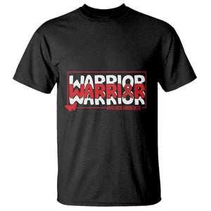 HIV Awareness Warrior T Shirt Red Ribbon Fighter Gift TS12 Black Print Your Wear
