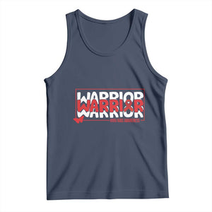 HIV Awareness Warrior Tank Top Red Ribbon Fighter Gift TS12 Navy Print Your Wear