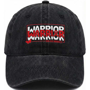 HIV Awareness Warrior Washed Cotton Baseball Cap Red Ribbon Fighter Gift TS12 Print Your Wear